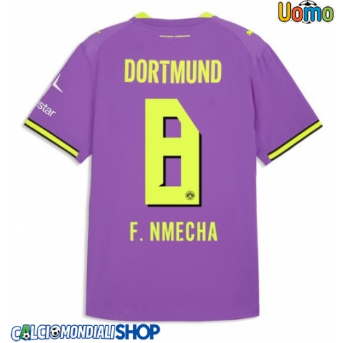Maglie da calcio Borussia Dortmund Felix Nmecha #8 Terza Maglia 2026-27 Manica Corta